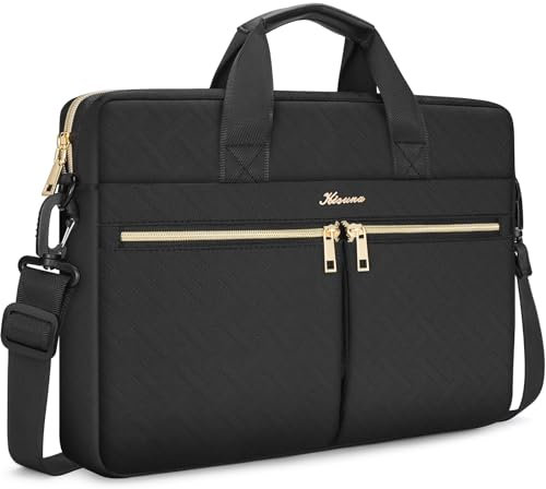 KIZUNA Laptoptasche 15 16 Zoll Notebook Tasche Laptop 15.6 Für MacBook Pro 16 M3/16 Lenovo IdeaPad 5 Pro/Flex 5 & 5i/IdeaPad 3i/Legion Pro 5/Legion Slim 5i/HP/Huawei/Dell Hülle Sleeve Bag,Schwarz