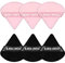Dreieck Makeup Puderquaste, 6 Stück Gesicht Schwämmchen Powder Puff, Waschbar Wiederverwendbar Makeup Sponge