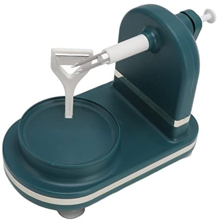 Pelapatate per frutta, pelapatate a manovella in acciaio inox PP per domestica (verde)