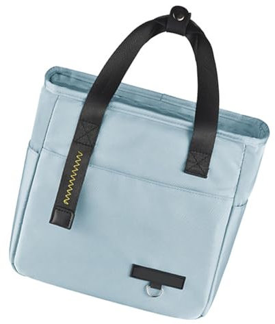 Qukaim Bolsa de almuerzo impermeable de gran capacidad, bolsa de almuerzo impermeable con aislamiento, lonchera térmica portátil para el trabajo y la escuela, diseño reutilizable