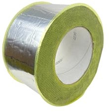 Alu Butyl Dichtband 50mm / 75mm / 100mm x 10m – Selbstklebend, Wasserdicht, UV-beständig – Reparaturband für Dach Fenster Rohr Wohnmobil Boot – Aluband Extra Stark Butylband (75mm - 10m)