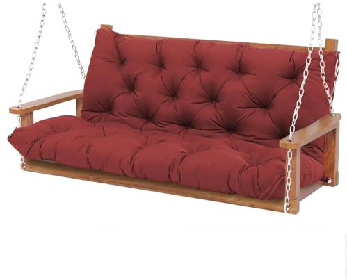 WLXFF Coussin pour Un Banc De Jardin, Coussin D'Assise pour Balancelle Hollywoodienne, BalançOire De Jardin avec Dossier, Coussin De Banc D'ExtéRieur