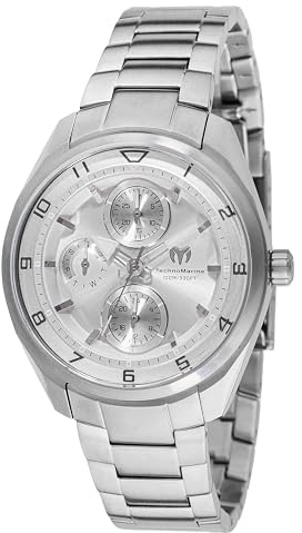 Technomarine Ocean - Quantum TM-318109 Women's Watch - Quartz Movement - Stainless Steel with Silver Dial - 36 mm