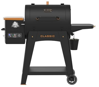 PIT BOSS Parrilla de Pellets Classic Onyx Edition con fuego directo