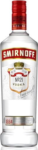 Smirnoff No. 21 Vodka, Triple Distilled & 10 x Filtered, a Hint of Sweetness & Pepper 70cl