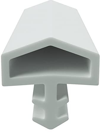 DIWARO. | Zimmertürdichtung ZT050 | weiß | 5 Meter | TPE | Türdichtung für Zimmertüren und Innentüren aus Holz - optimale Abdichtung