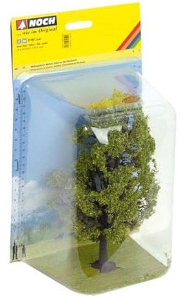 NOCH Linde, realistischer Modellbaum, 18,5 cm hoch für die Spurweiten 0 und H0 perfekt für Dioramen und Architekturmodellbau