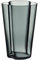 Iittala Vase Aalto 220 mm Grau aus Glas