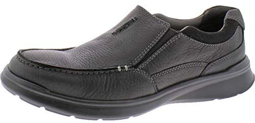 Clarks Men's 261315937 Loafer, Black Oily Leather, 7.5 UK