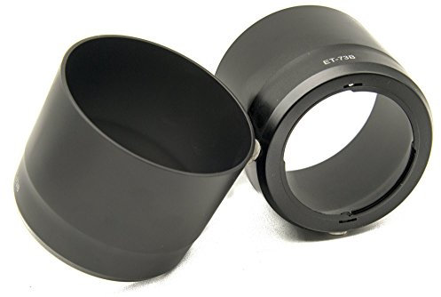 PROtastic ET-73B ET73B Gegenlichtblende für Canon L Series 70-300 is L USM Objektiv, 2 Stück