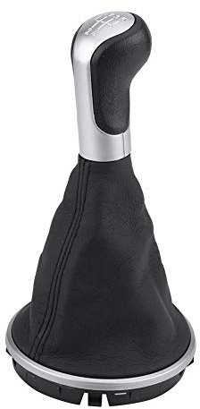 Schaltknauf Schaltknäufe Gear Shift Knob 5 Gang Schaltknauf Hebelmanschette Abdeckung Ersatz für MK2 Roomster 5J0711113F