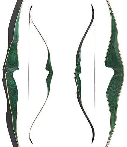 Jackalope Hybridbogen Malachite One Piece 60 Zoll Linkshand (45 lbs)