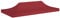 vidaXL Tetto per Tendone per Feste 6x3 m Rosso Borgogna 270 g/m²