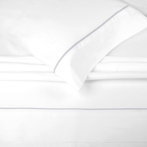 Burrito Blanco | Juego de Sábanas 50% Algodón 50% Poliéster Cama 150 Blanco | 3 Piezas: Bajera, Encimera y Funda Almohada | Tacto Suave | Larga Duración | Fácil Planchado | Apto Secadora