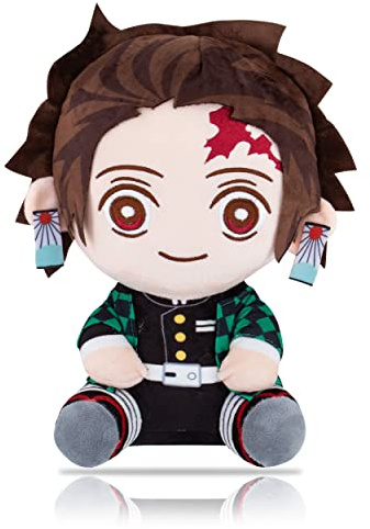Roffatide Anime Demon Slayer Plüschtier Kissen Kamado Tanjirou Plüschpuppen Geburtstagsgeschenke Kissen Kissen
