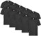 Fruit of the Loom 10er Pack Heavy T, Farbe:10x Schwarz + 1 HL Kauf Notizblock, Größe:XXL