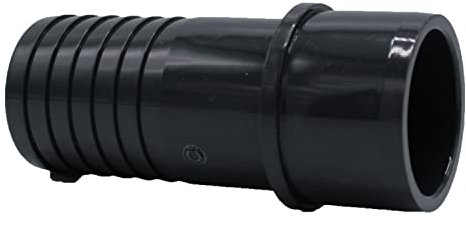 PVC-U Schlauchtülle I Stutzen 40/50 mm x 45 mm Tülle I Klebemuffe x Tülle I Schlauchverbinder I PVC-Fitting mit Tülle für Pool, Teich und Garten I bm162