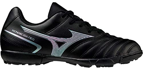 Mizuno Monarcida Neo II Select AS Fußballschuhe Unisex Erwachsene, Schwarz/Linien, 36 EU, Schwarz, schillernd, 36 EU