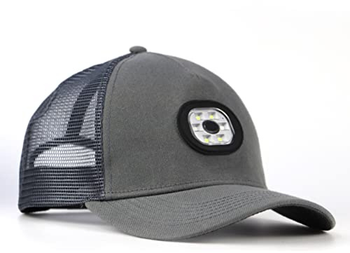 Bagima Led H LED-Baseballmütze, Wiederaufladbarer Scheinwerferhut, Sommer, Atmungsaktiv, Verstellbarer Hut Zum Angeln, Golfen, Bergsteigen, Joggen, Camping