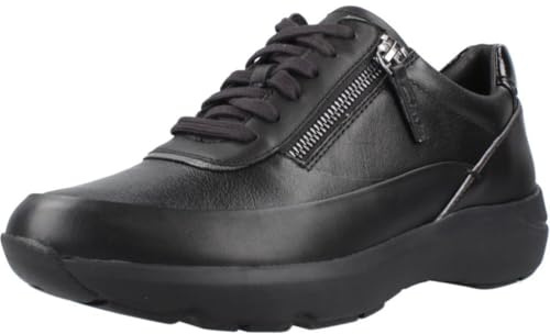 Clarks Tivoli Zip, Scarpe da Ginnastica Donna, Nero Combi, 36 EU