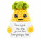 Meanju Positive Ananas-Puppe mit Positiver Energiekarte,Pocket Hug Positive Potato,Strickwolle Lustige Plüschtiere,Motivationsgeschenke,Viel Glück Geschenke