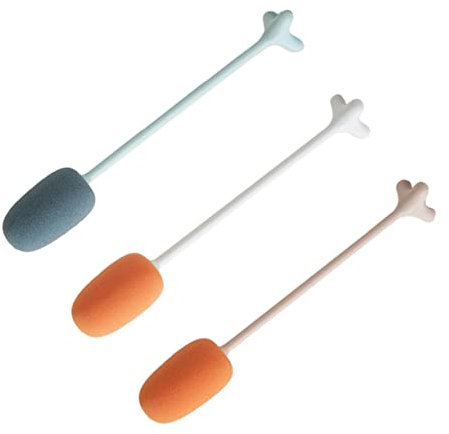 minkissy 6 STK Reinigungsbürste Reinigungsbecherbürste Kaffeekannenreiniger Reinigungswerkzeug Für Wasserflaschen Schwammbürste Reinigungsschwamm Geschirrspüler Keine Sackgassen Pp