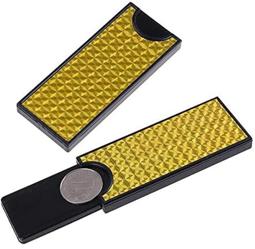 Coin Disappearing Box Magic Tricks Creative Puzzle Coin Case Magic Accessories Close-up Street Illusions Gimmick Easy Magic For Beginner