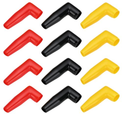 OTOTEC 12PCS Electric Terminal Boot Electric Guard Winch Motor Cable Terminal Boot Terminal PVC Protection Cover