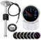 Marine Sailboat 52mm (2'') Water Level Tank Gauge with 7 Colors Backlights 12V 24V with 400mm Water/Fuel Level Sending Unit Sender Sensor