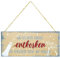 levandeo Metallschild L30cm was du Heute Kannst Spruch Lustig Wandbild Wanddeko Türschild Schild Metallbild
