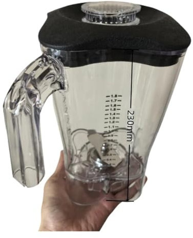 WVGFAUXA Recipiente Mezclador For Licuadora, Compatible con Hamilton Beach HBH650-CCC 550 850, Vaso Mezclador De Repuesto