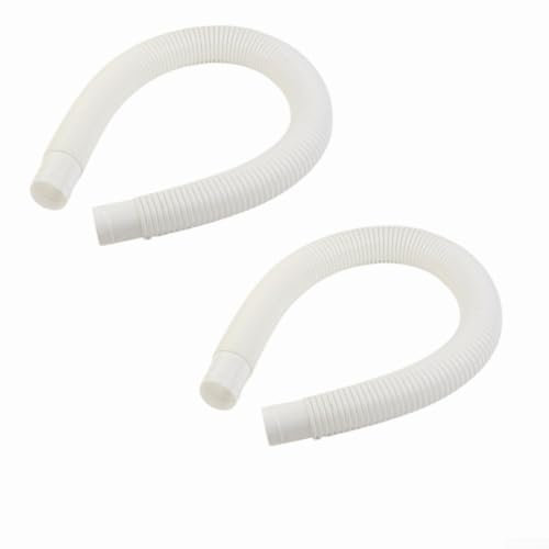 2 Stück Schwimmbadschlauch-Ersatz, Skimmer-Ersatzschlauch Für Intex Pools, 39.99mm weiße 76.2cm lang Skimmer Schlauch