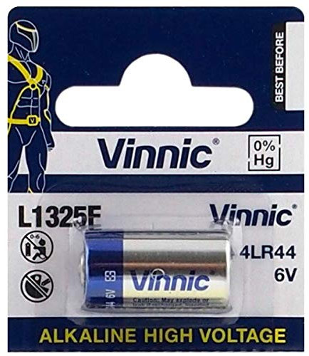 Vinnic 476A 4LR44 A544 V403PX Pile alcaline 6v PX28A pour sonnettes, jouets, colliers pour animaux, appareils photos et autres usages 6 V