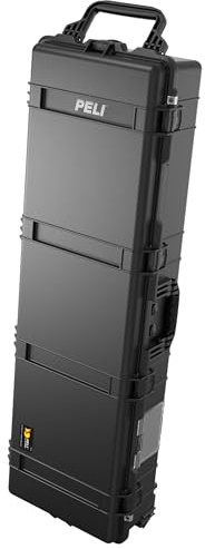 PELI 1770 Großer Schutzkoffer für Stativ und Lange Ausrüstung , IP67 Wasser- und Staubdicht, 120L Volumen, Mit Schaumstoffeinlage (Anpassbar), Schwarz