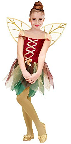 W WIDMANN MILANO Party Fashion - Kinderkostüm Fantasy Fee, Kleid, Elfe, Schmetterling, Faschingskostüme