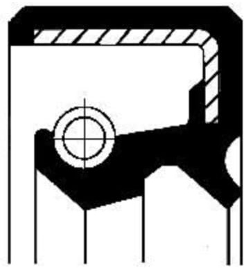 Corteco 19015048B Oil Seal Crankshaft