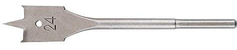 kwb Profi Flachfräsbohrer 32 mm 512432 (1/4 Schaft, 2 Vorschneider, sehr scharf geschliffen)