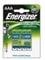 Rechargeable Battery, ENERGIZER Universal, AAA, HR03, 1.2V, 500mAh, 4 pcs