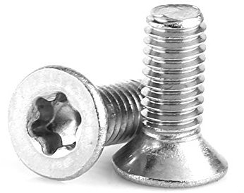 Bulloni a Testa Piatta Viti a Stella in Acciaio Inox 304 M3 x 6 mm, 8 mm, 10 mm, 12 mm, 16 mm, 20 mm, 25 mm, 30 mm (M3 x 10)