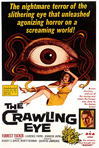 American Gift Services Filmposter Science Fiction Horror / The Crawling Eye 11x17