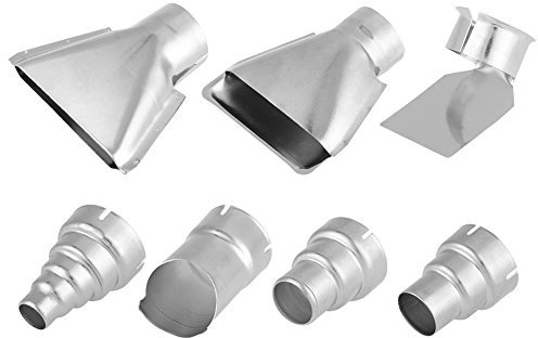 Regun 35mm Heißluftpistole Düsen Kit, 7 Stück Heißluftpistole Aufsatz Düsen für Heißluft Lötstation Repair Tool Zubehör(7 teile/paket)