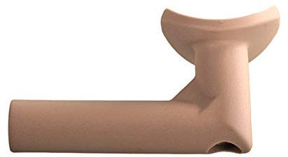 Metakreon Handlaufhalter für runde Holzhandläufe - 4 Stück - Weiß Buche - Handlaufträger - Halterung für Handlauf (Buche)