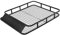 COSTWAY Porte-Bagages de Toit pour Voiture Universel en Métal 122,5x102CM avec Déflecteur d’Air Capacité 75 KG Noir Accessoires Automobiles pour SUV Utilitaires