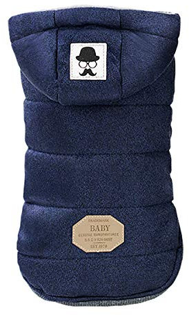 Hundemantel Kleidung Mäntel Hoodie Kaltes Wetter Mäntel Warme Winterjacken Winter Dicke Kleidung Hund Gemütliche Jacke für Kleine Hund Mittlere Katze
