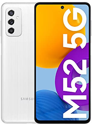 Samsung Galaxy M52 5G Smartphone Android 128 GB Weiß