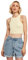 Urban Classics Women's Ladies Cropped Rib Top T Shirt, Soft Yellow, L UK