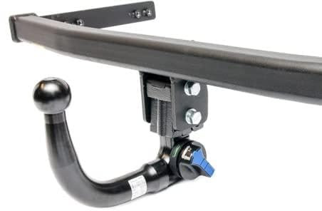 AUTO-HAK Gancio di traino completo estraibile verticale compatibile con Fiat Punto 199 Evo 3/5-porte 10.2009-07.2011 + universale kit elettrico 7 poli