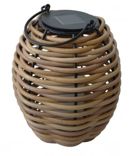 Orium Lanterne Solaire tressée Alicia h26cm