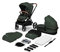 LIONELO Mika 2in1 Kombikinderwagen. Babywanne, Kinderwagen, Buggy. Regenschutz, Schultergurt zum Transport, Matratze, Moskitonetz, Fußabdeckung, wasserdichtes Material, Gummiräder (GREEN FOREST)