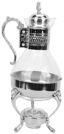 Beheizte Kaffeekanne Kaffeemaschine Flasche Küche Teekessel Europäischer Türkischer Espressosatz Vintage-Kaffeekanne Blühender Tee Beheizbare